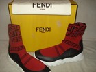 100% AUTHENTIC NEW MEN FENDI RED SOCK SNEAKERS UK 10/US 11 — photo 2
