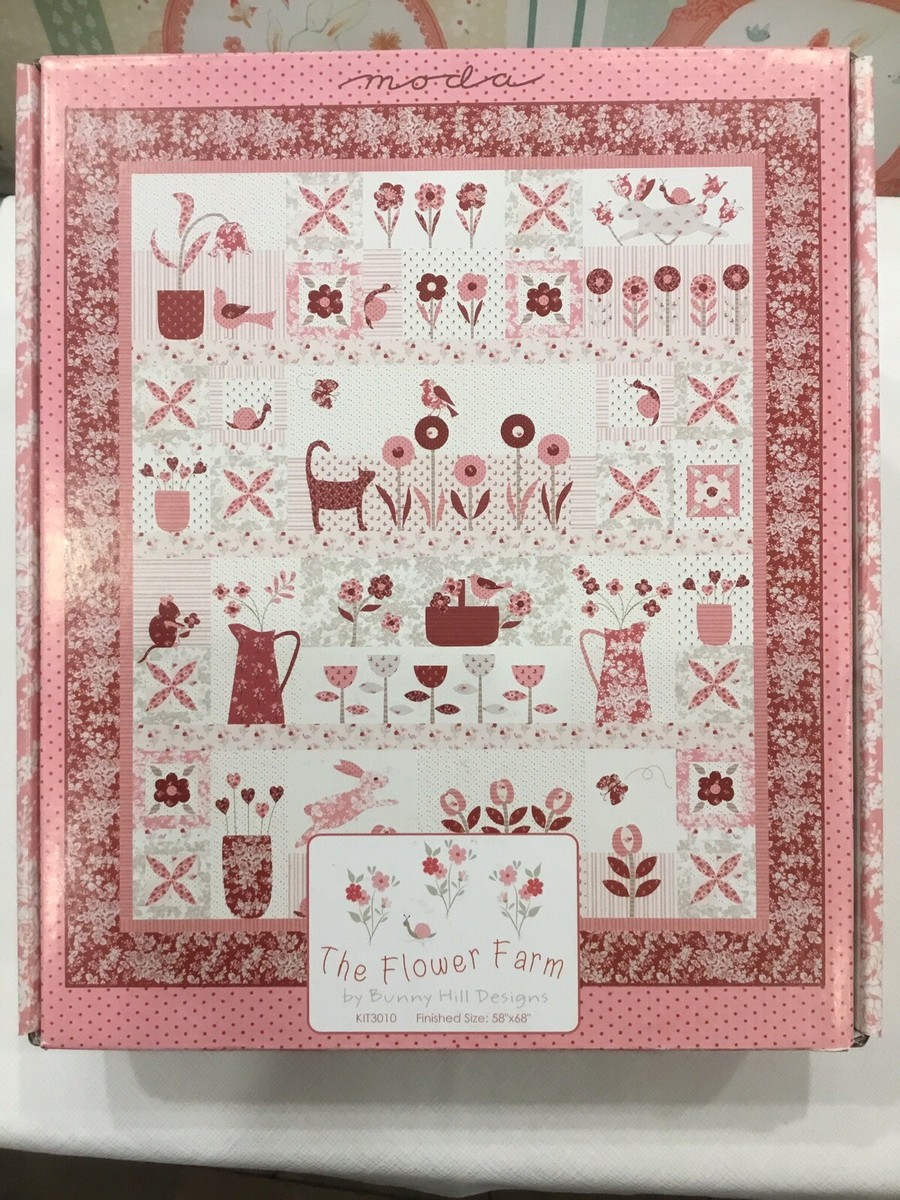 MODA The Flower Farm Quilt Kit by Bunny Hill Designs 58