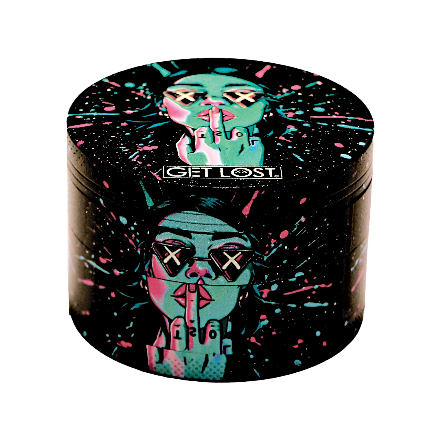 Galaxy Herb Grinder 63mm 4 PCS Herb Metal Grinder Spice Magnetic Lid (L.O.S.T.)
Opens in a new windo