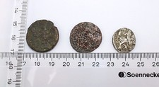 3 alte M&uuml;nze old Coin Rom R&ouml;mische Reich Kupfer Roman Empire Medaille medal SC