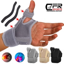 Left Right Thumb Wrist Support Brace Splint Carpal Tunnel Sprain Arthritis Sport