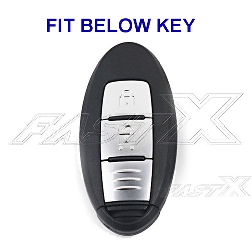Leather Remote Key Case Cover Keyfob for Nissan Rogue Versa Titan 3 Buttons - Picture 4 of 4