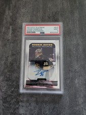Upper Deck 2021-22 O-Pee-Chee Platinum Rookie Auto Logan Thompson #R-LT  PSA 9