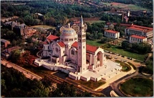 Immaculate Conception Shrine Washington DC Vintage Chrome Postcard A52