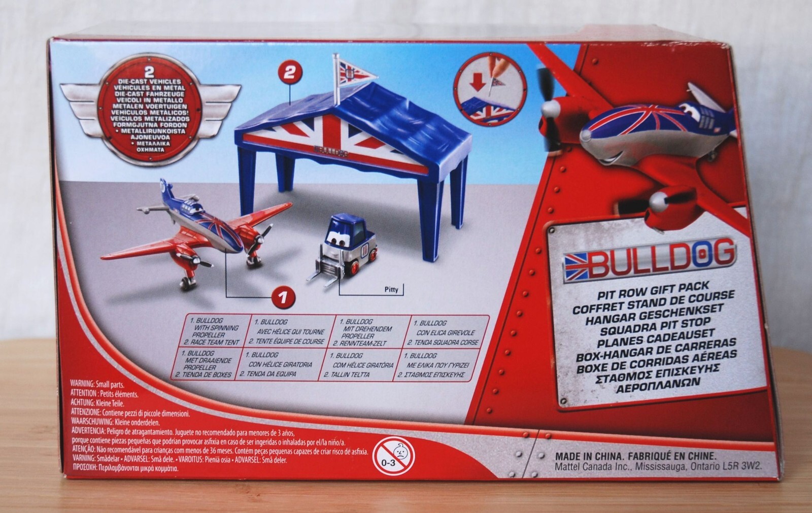 2013 Disney Planes Bulldog Pit Row Gift Pack with Pitty Forklift Truck - New - Picture 6 of 8
