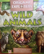 Wild Animals: Origami Explorers by Hinkler Pub. new hardcover activity book