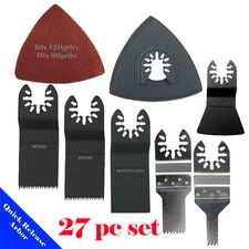 21 +6 Saw Blade Oscillating Multi Tool for Craftsman Rockwell Makita Dealt Fein 