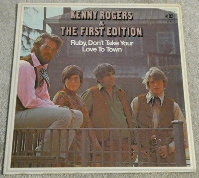 Kenny Rogers First Edition LP Record Album Ruby Don't Take Your Love To Town