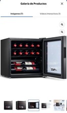 Arctic King 12-Bottle Wine Cooler Black Glass Single Door Freestanding 19.5x18.&hellip;