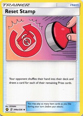 Reset Stamp Promo Normal Alternate Art Promos 206a/236 NM