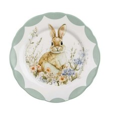 Blanc Mariclo' piatto dessert "Vichy collection" coniglietto Pasqua