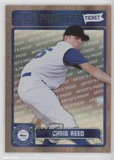 2011 Playoff Contenders Prospect Tickets Artist's Proof 32/49 Chris Reed 3c7