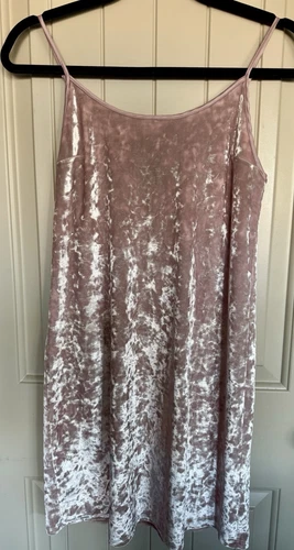 UNDERCOVER Abito da notte Victorias Secret velluto nero e rosa XS S US INtime OTTIMEioni