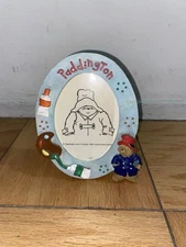 Vintage Paddington Bear 1995 Picture Frame Approx 5 3/4 x 3 1/4 inch Oval Bear