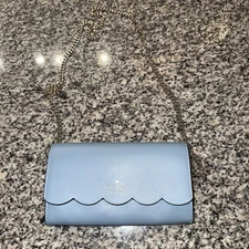 Kate Spade Gemma Black Leather Chain Crossbody Bag Purse Wallet NWOT