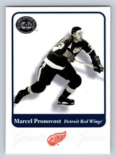 2001-02 Fleer Greats of the Game #84 Marcel Pronovost Detroit Red Wings