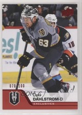 2020-21 Upper Deck AHL Exclusives 70/100 Carl Dahlstrom #106 3po