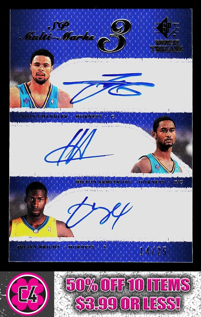Tyson Chandler Basketball Autographed Sports Trading Cards