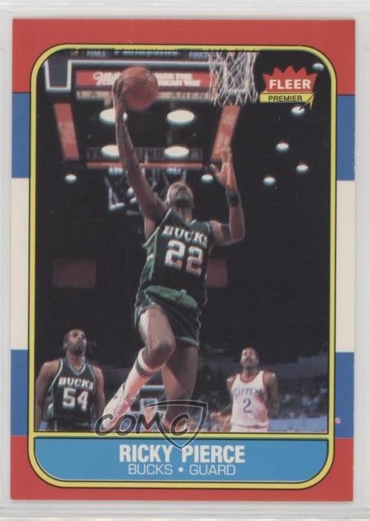 1986-87 Fleer Ricky Pierce #87 kk4