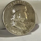 1960 Franklin Half Dollar 50C 90% Silver Business Strike Philadelphia Mint