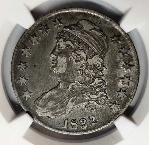 Choice 1832 Capped Bust Half Dollar NGC XF40 Small Letters O-107 Great Eye Appea - Picture 3 of 4
