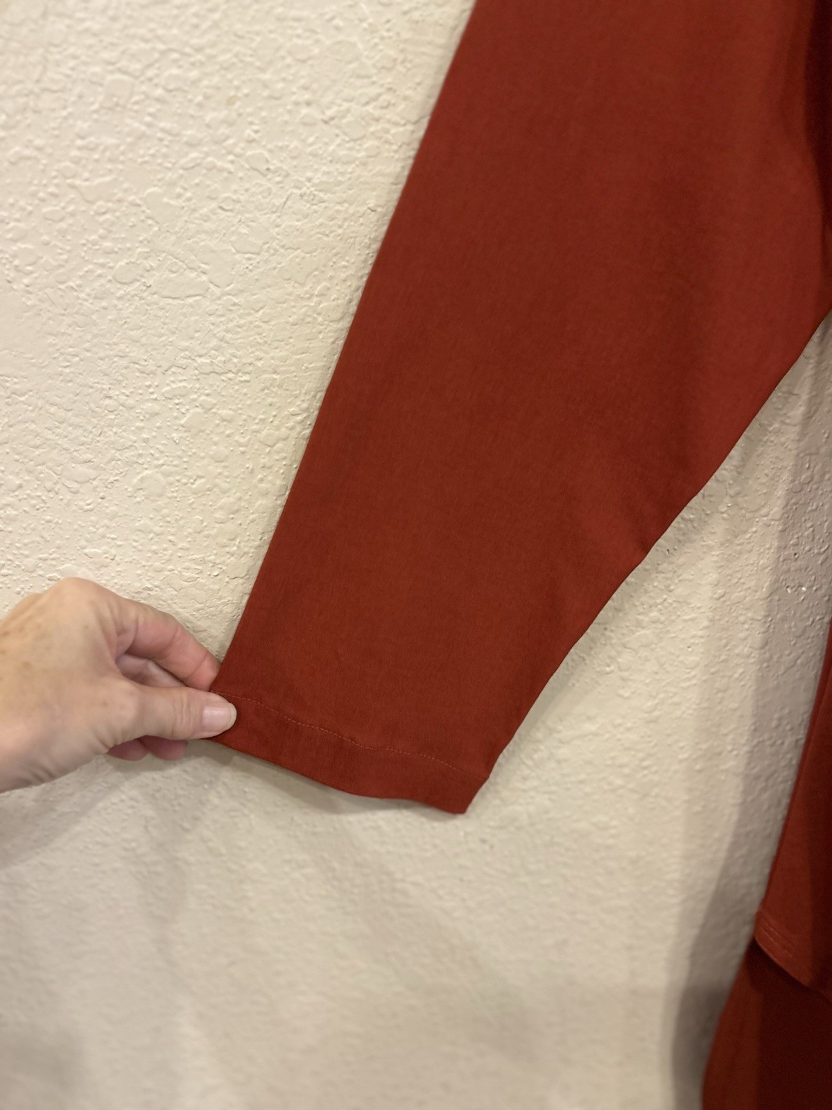 XIAO Rust Colored Button Down Jacket Top Size M/L… - image 3