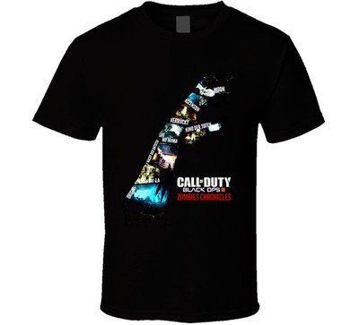 Call Of Duty  Zombie Chronicles Black Ops Iii Black T Shirt