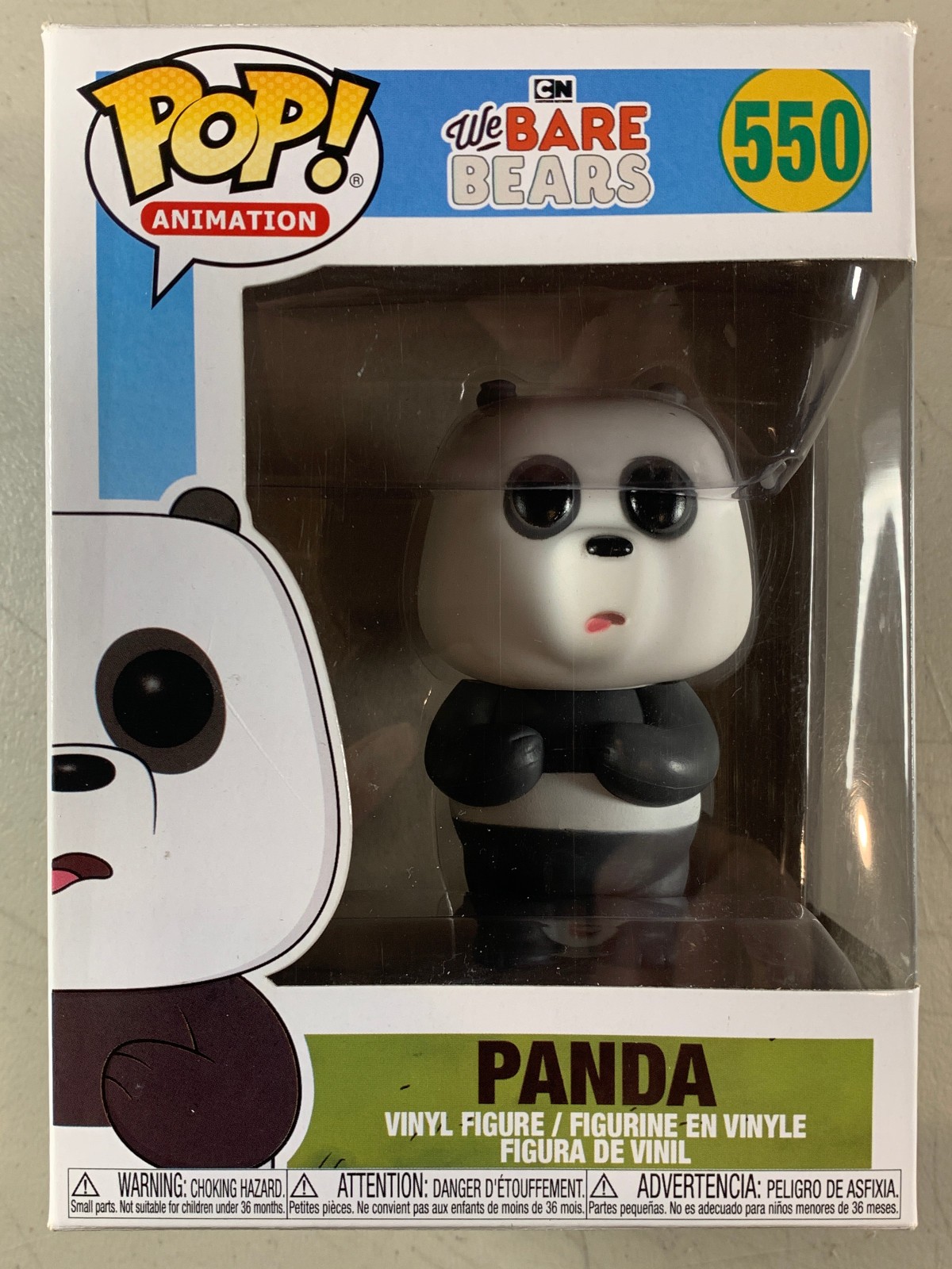 ¡Leer! Funko Pop! Figura De Vinilo Animación #550 Panda We Bare Bears Dibujos Animados