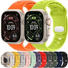 Silicone Band Strap For Apple Watch Ultra 3 49mm Series 11 10 9 8 7 6 5 42/46mm
