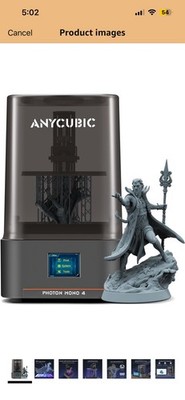 Anycubic Photon Mono 4K LCD 3D Printer | eBay