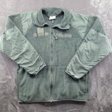 US Army Jacket Mens L Green Fleece Cold Weather GEN III ECWCS Tactical