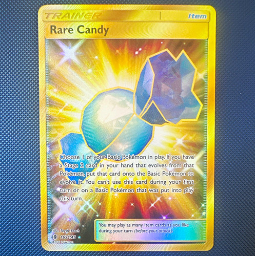 Pokémon TCG Rare Candy SM Guardians Rising 165/145 Holo Secret Rare