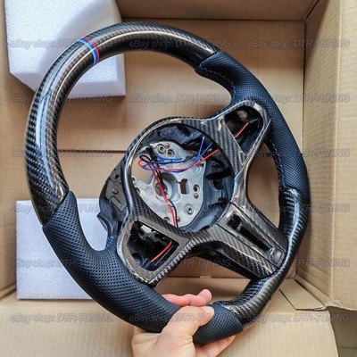 Customized Carbon Fiber Steering Wheel Trim For BMW 8-Series M850i M8 2019-2026