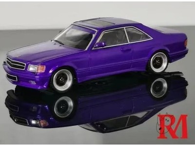 MB Mercedes Benz 560 SEC (W126)  - purple - RHINO 1:64