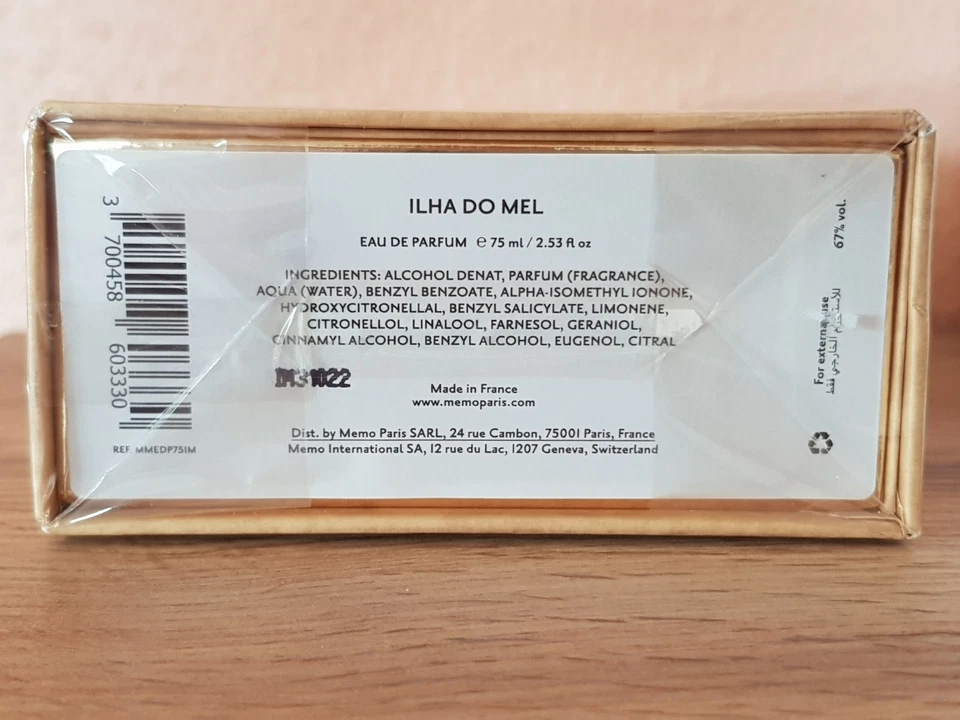 MEMO Ilha do Mel EdP 75 ml OVP foliert Eau de Parfum - Bild 4 von 4