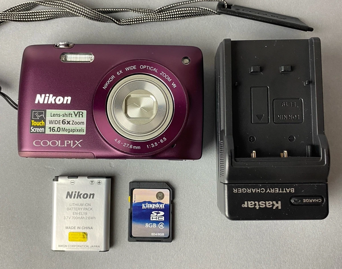 Nikon COOLPIX Purple Digital Cameras for sale - eBay
