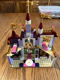 LEGO Disney Princess 41067 Belle's Enchanted Castle 100% Complete W/ Figs & Man.