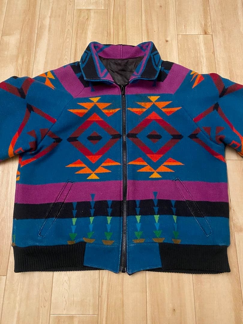 Pendleton USA Native Pattern Wool Jacket Men M US… - image 4