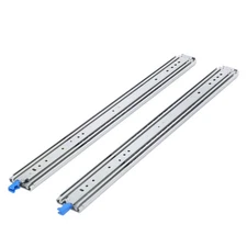 500lb Capacity 30" Locking Drawer Slides - Full Extension Ball Bearin