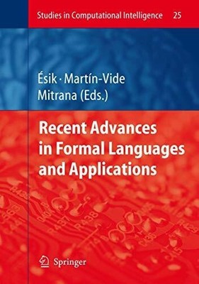 Recent Advances in Formal Languages and Applications (Studies in Buch Springer