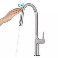 Oletto Single Handle Touch Pull down Sprayer Kitchen Faucet with Pull down Spray