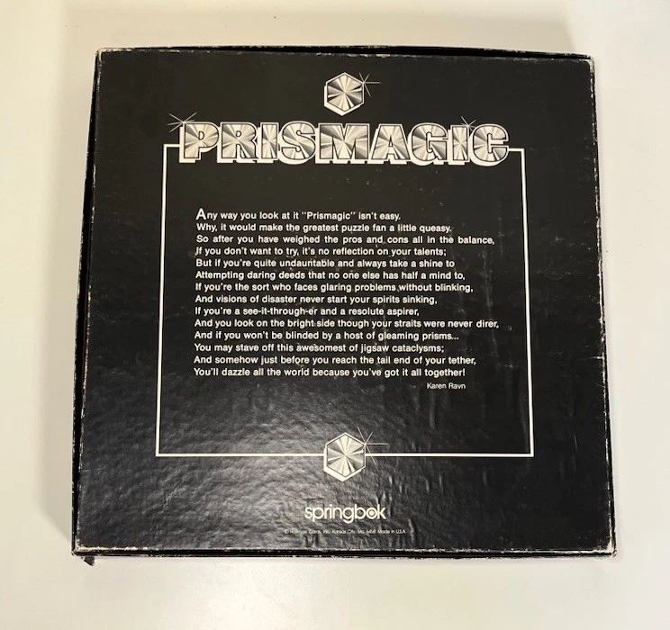 VTG PRISMAGIC Puzzle No. 1 Dynamic Holographic Metallic Prism SPRINGBOK Hallmark - Image 2 of 3