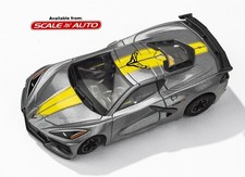 AFX Mega G Corvette C8 Hypersonic Grey HO Slot Car 22107 BRAND NEW RELEASE
