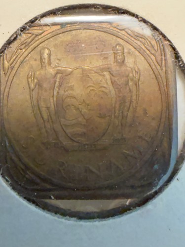 1962 Suriname 5 cent coin