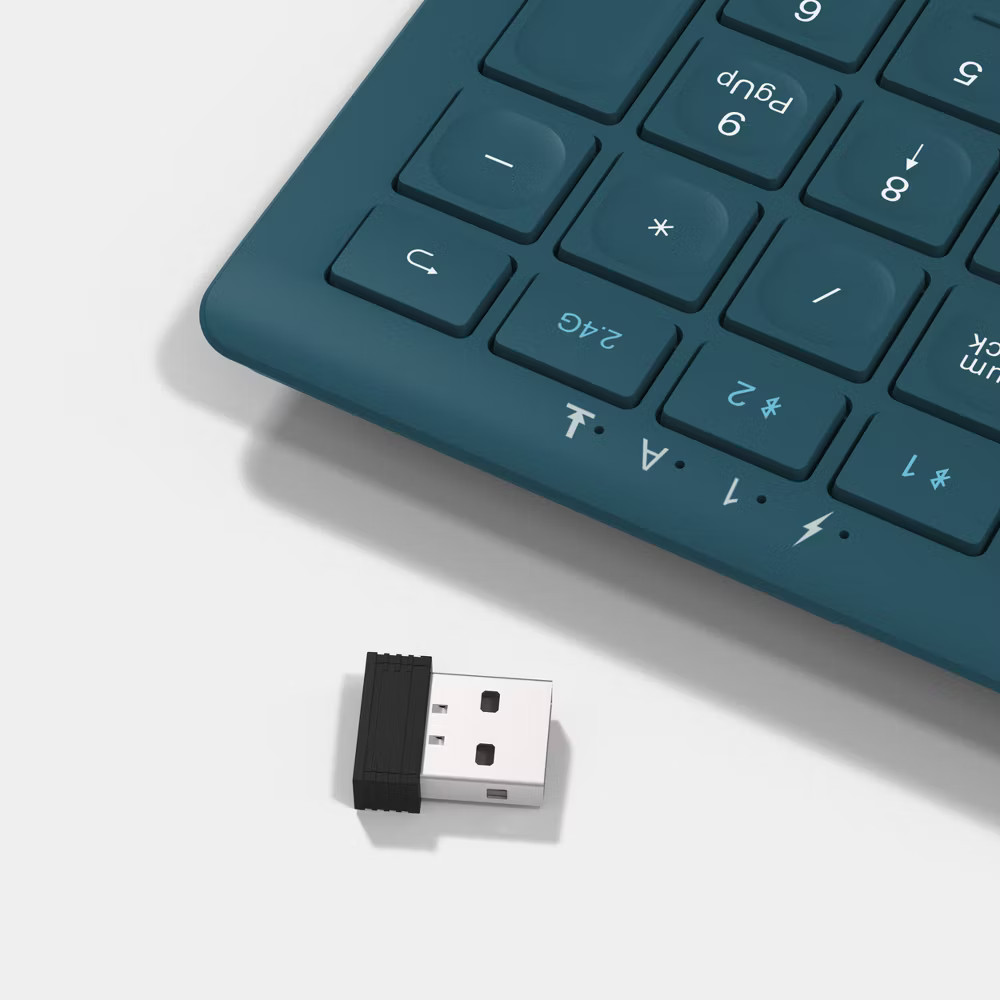 Teclado recargable de tamaño completo con interruptor de tijera Heyday, imagen 2