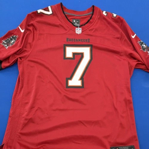 Bucky Irving Tampa Bay Buccaneers Autographed Original Football Jersey Red