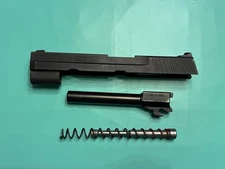 USED OEM SIG SAUER P250 FULL SIZE 9MM COMPLETE SLIDE BARREL SPRING 4.7”