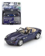 MINI GT BMW Z8 ALPINA 1:64 SCALE ALPINE BLUE DIECAST MODEL CAR MGT01082-P10