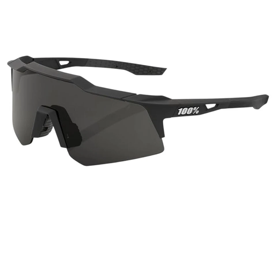 Gafas de sol 100 % Speedcraft XS Sport Performance para ciclismo (negro suave tacto) Foto 2 de 3