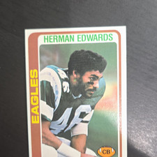 Topps 1978 Herman Edwards #404 Philadelphia Eagles NFL Football Rookie Card. rookie card picture